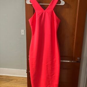 Elegant Pink Sleeveless Dress